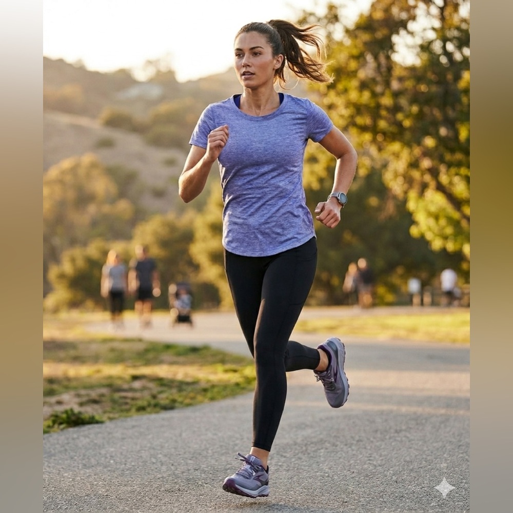 APANA Activewear T-Shirt in Periwinkle